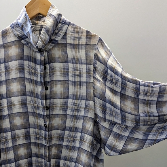 Aritzia Heartloom Plaid Shirt S - Picture 7 of 7